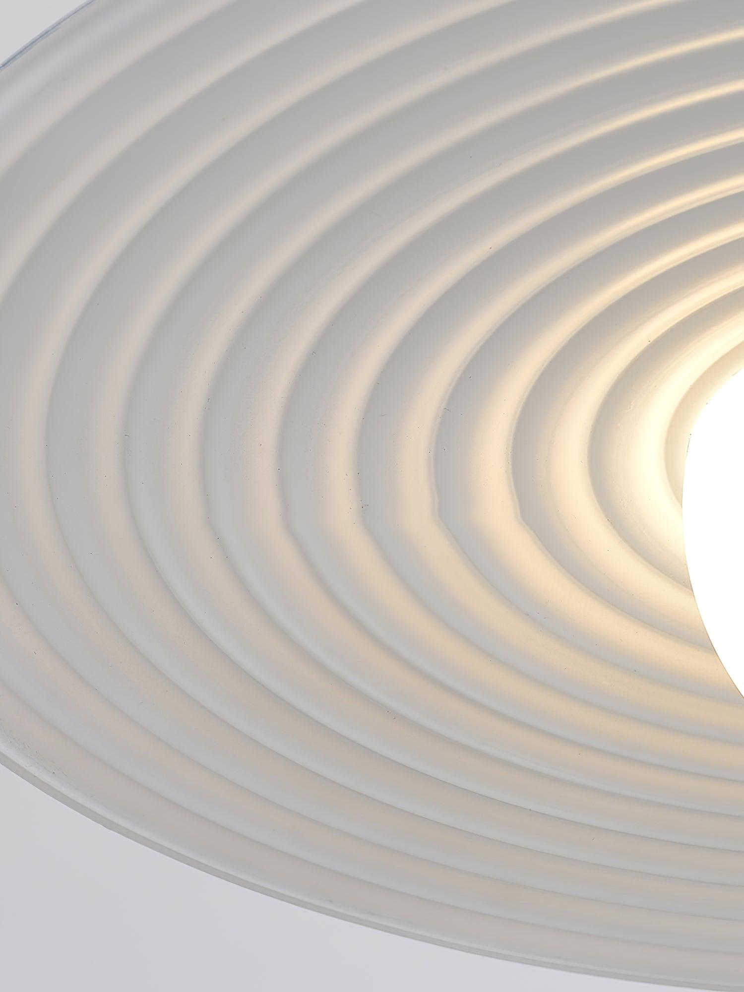 Lustra Pendelleuchte PE Plate Weiß und Schwarz-Letslighting