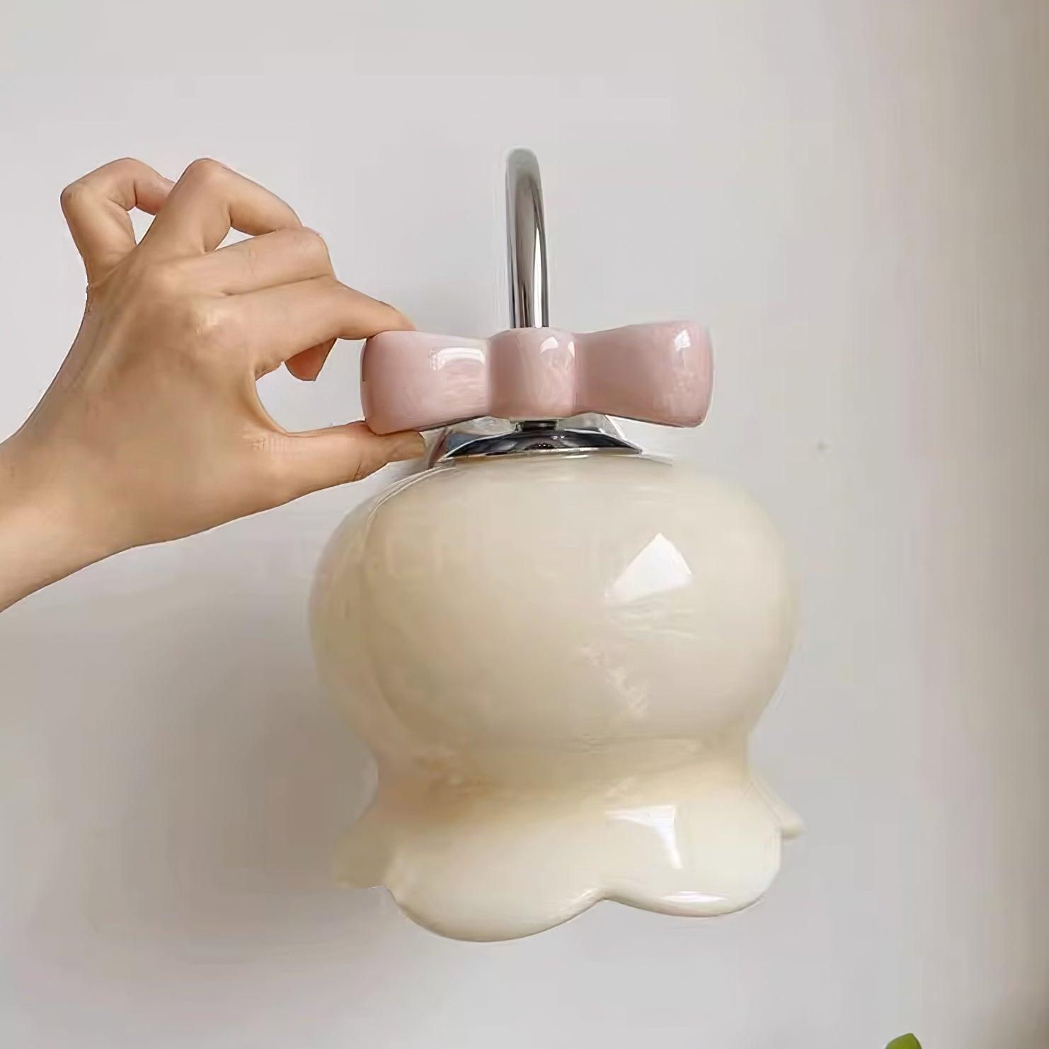 Wandleuchte Schleife Akzent Glocken Glas Schirm Verspielt Modern Kinderzimmer-Letslighting
