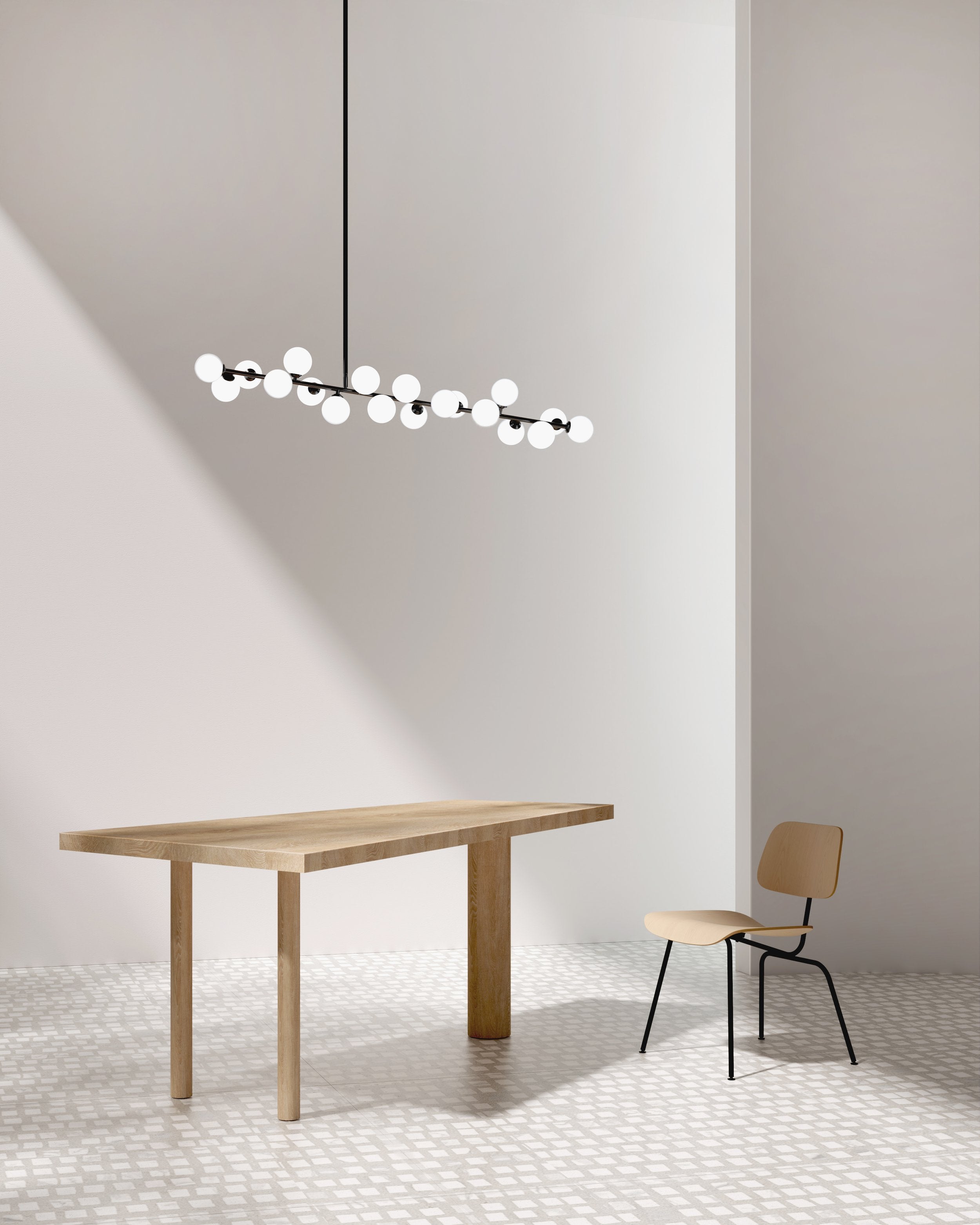 Eshair Moderner Eleganter Messing-Glas-Kronleuchter-Letslighting