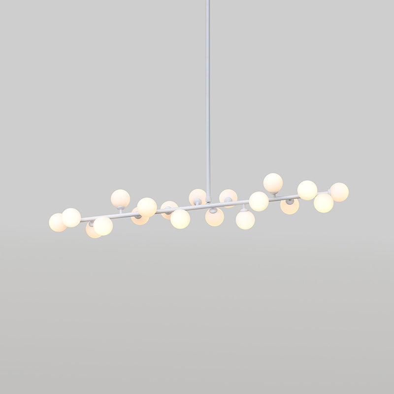Eshair Moderner Eleganter Messing-Glas-Kronleuchter-Letslighting