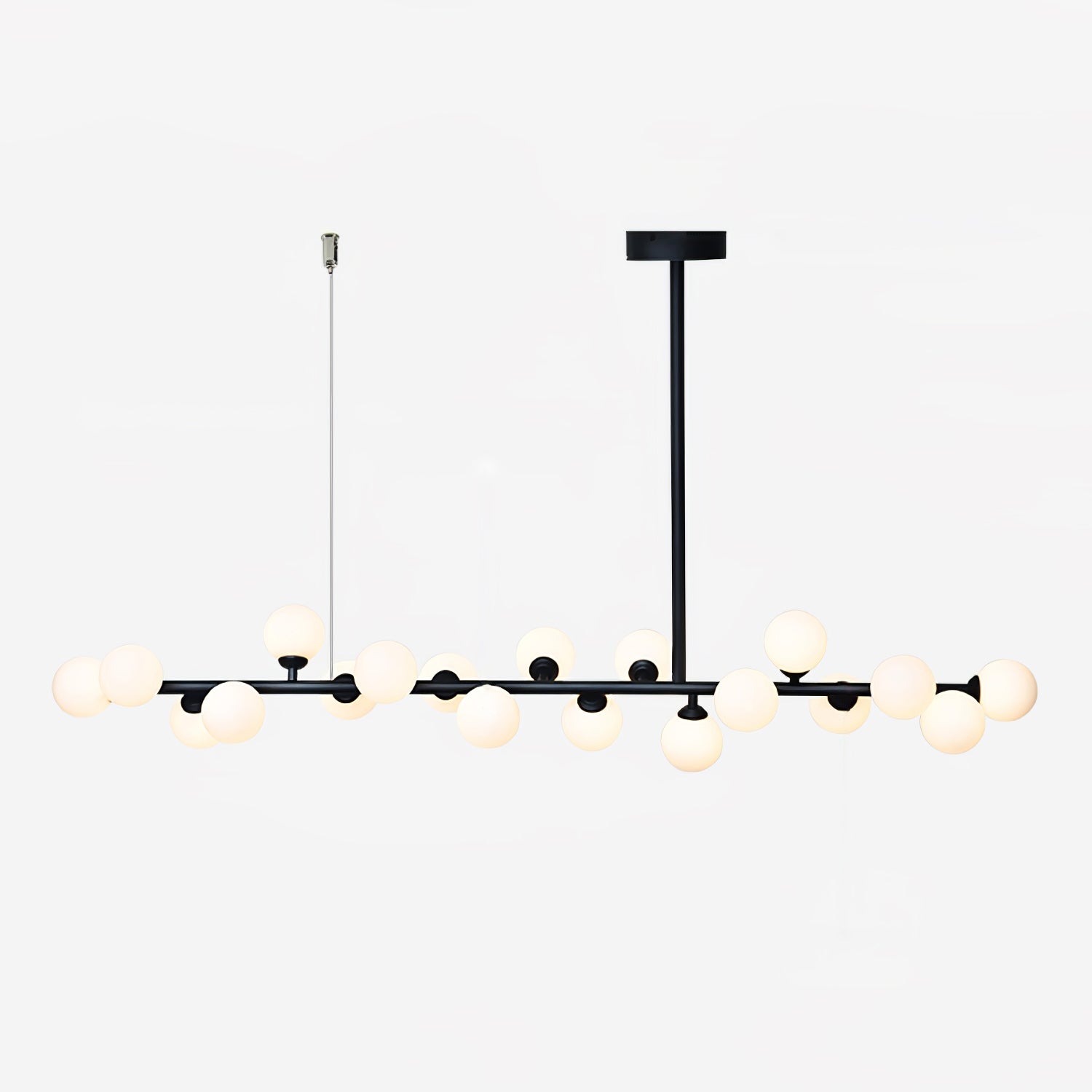 Lumiray Schwarze lineare Kugel-Pendelleuchte-Letslighting