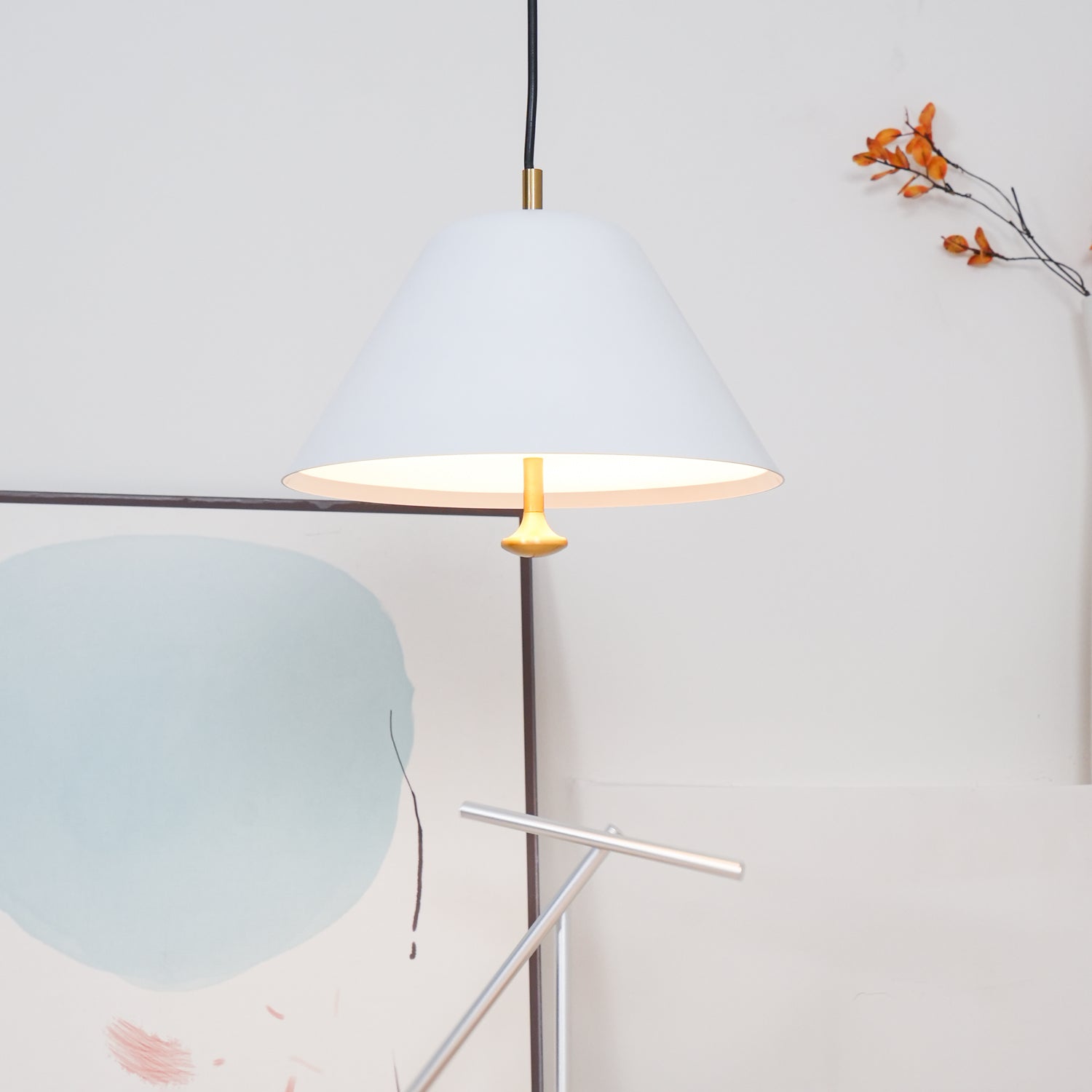 Solara Pendelleuchte Glas Messing Minimalistisch-Letslighting