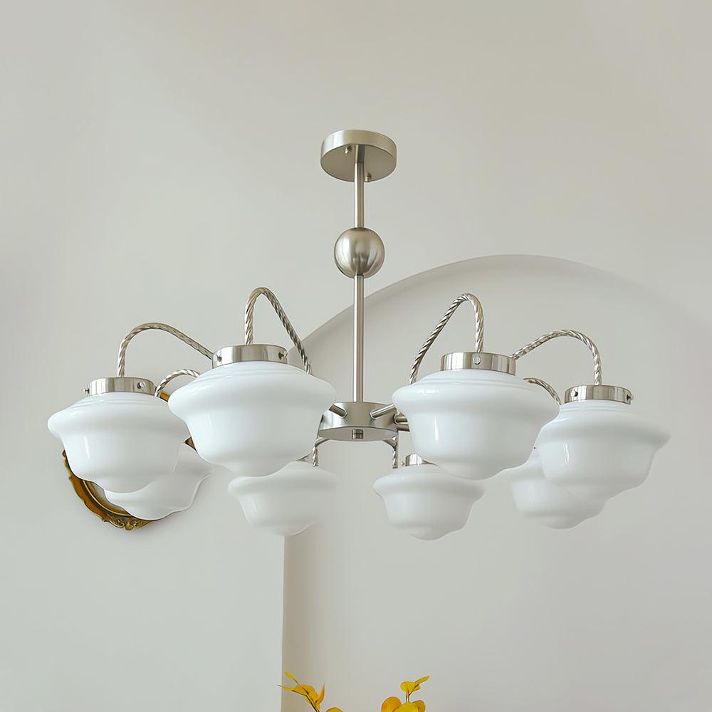 Curinel Vintage Kronleuchter aus Chromglas-Letslighting