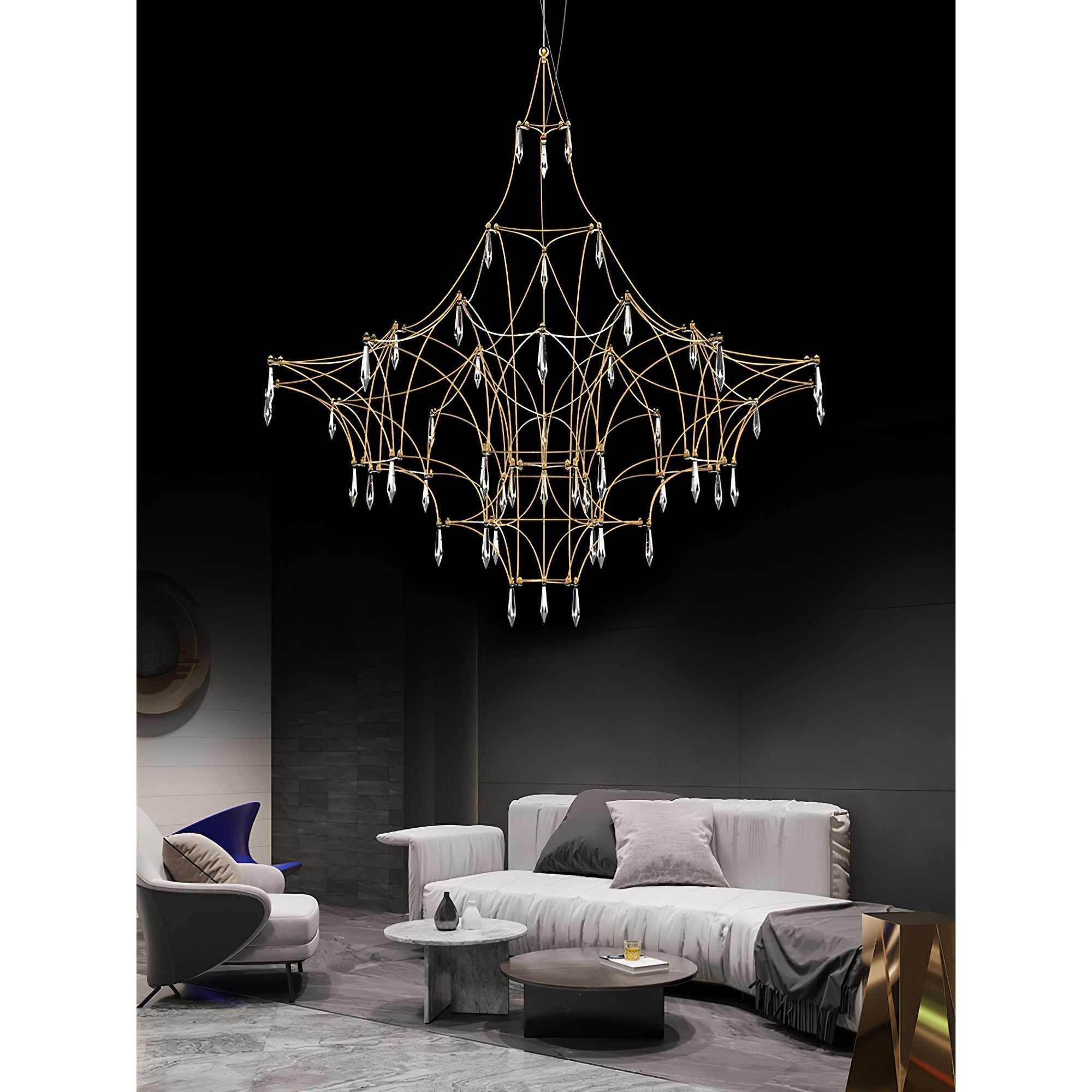 Allaeira Postmodern Luxury Crystal Chandelier - Letslighting