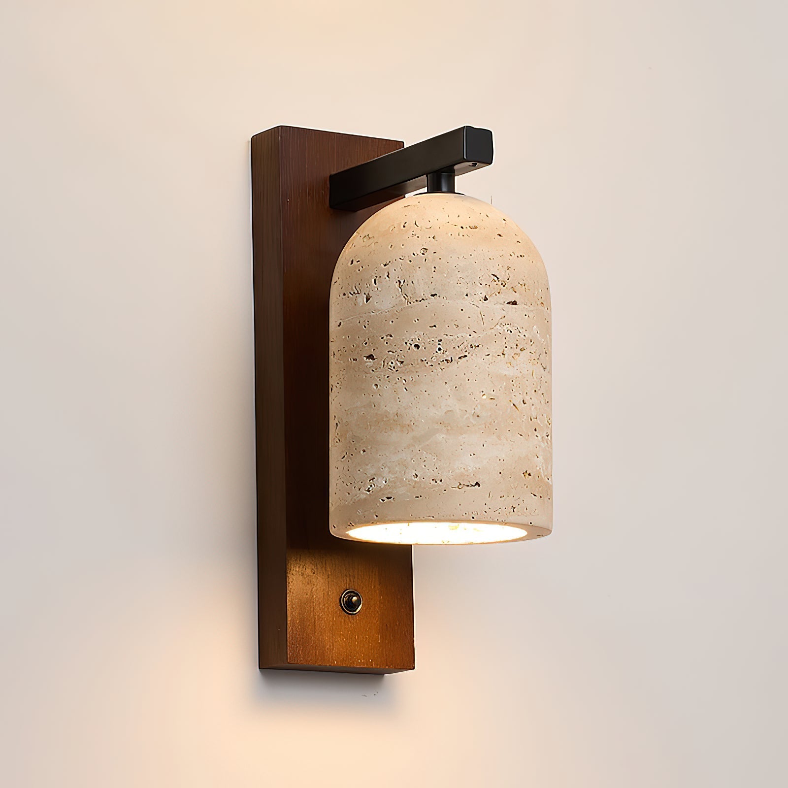 Cevenia Art Classic Natural Travertine Wall Lamp - Letslighting