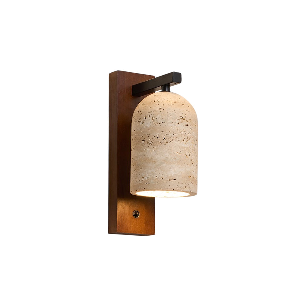Cevenia Art Classic Natural Travertine Wall Lamp - Letslighting