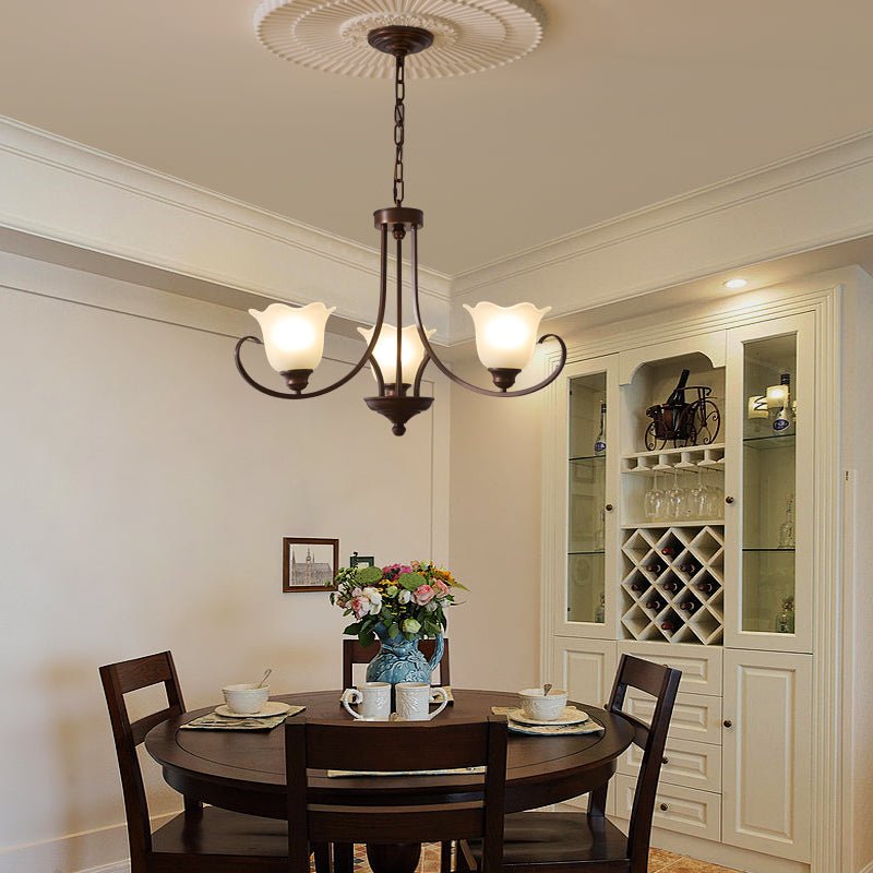 Mireille Floral Chandelier - Blowlighting