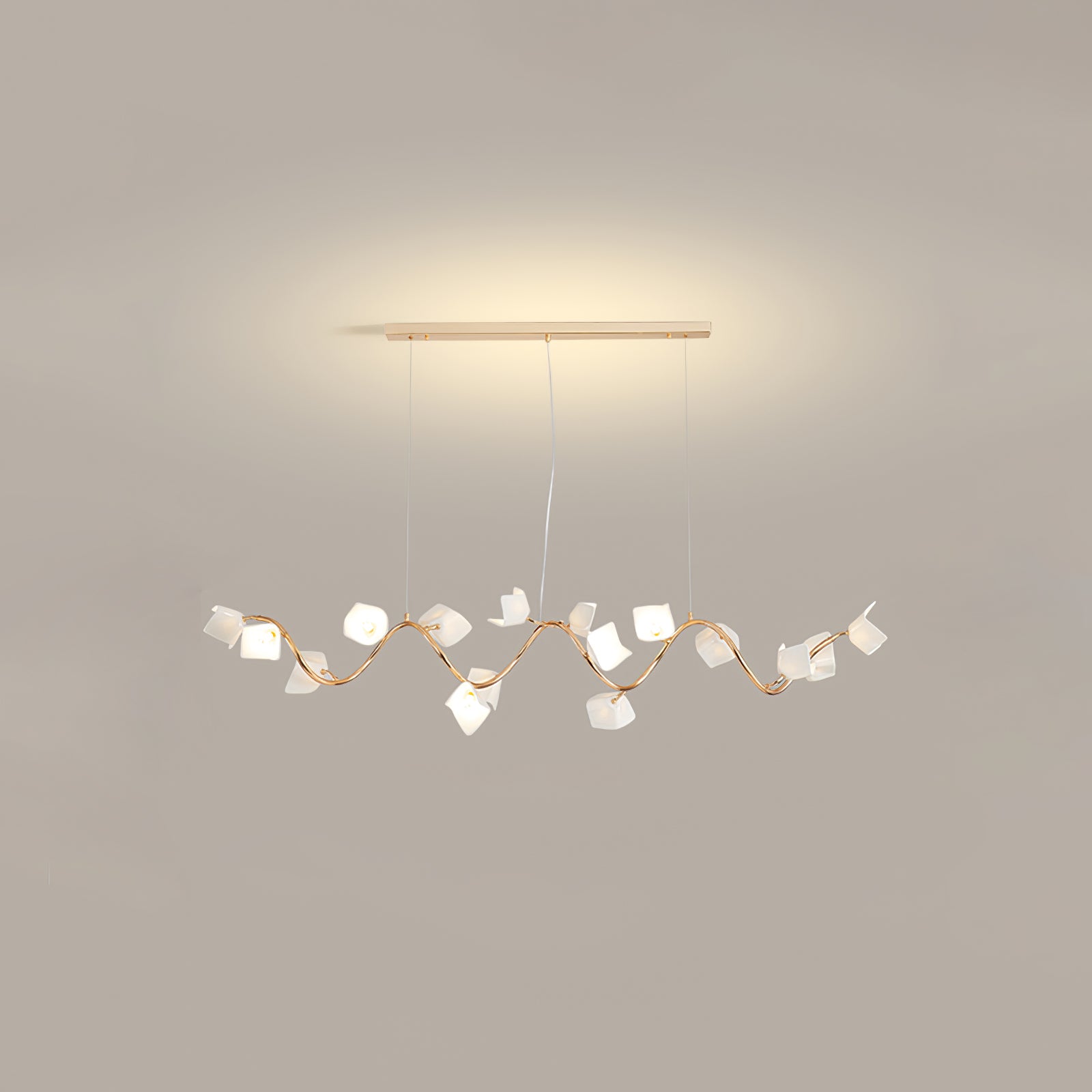 Arthearae Postmoderner Luxus-Kronleuchter aus Flora-Keramik-Letslighting