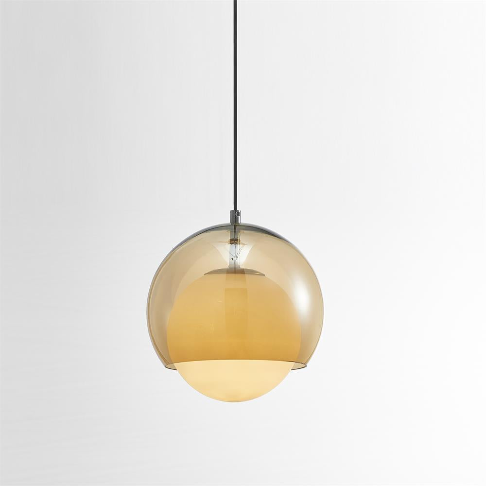 Pendelleuchte Doppelkugel Schirm Glas Modern-Letslighting