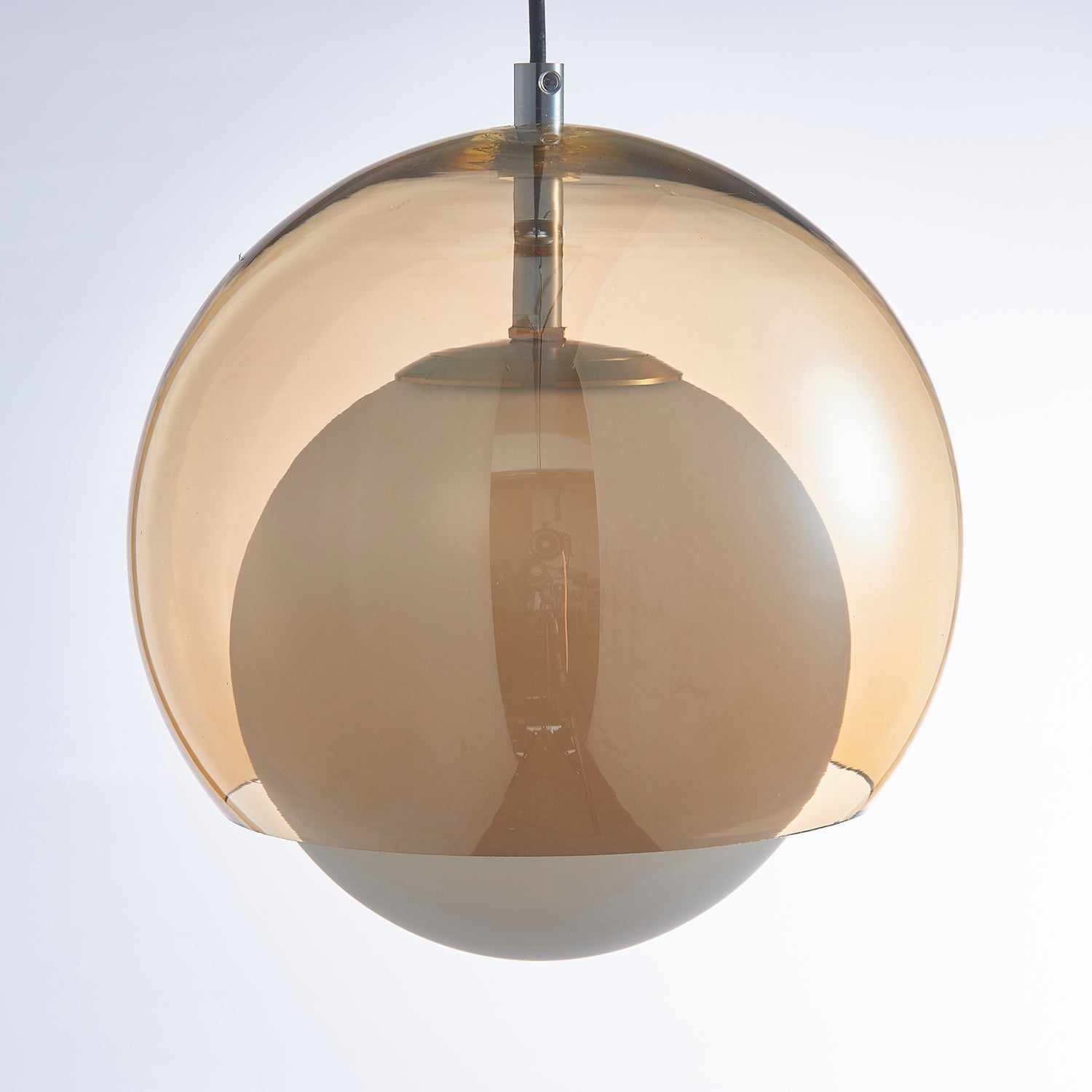 Pendelleuchte Doppelkugel Schirm Glas Modern-Letslighting