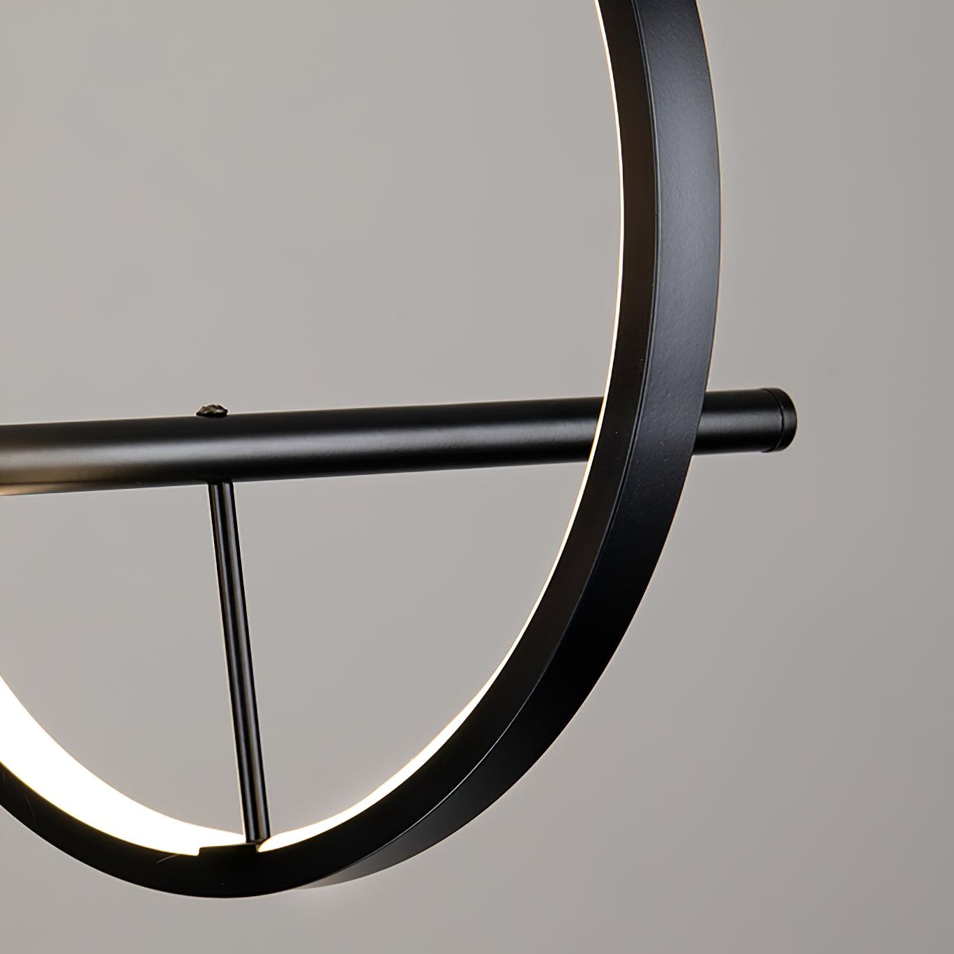 Lustra Kronleuchter Glas Blase Nordisch Schwarz LED-Letslighting