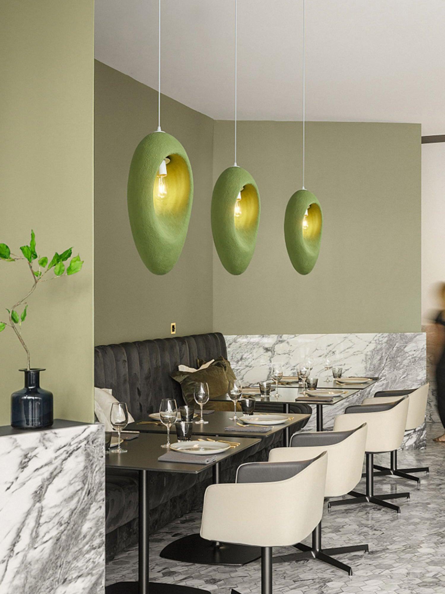 Ulrinara Moderne Minimalistische Pendelleuchte aus Kunststoff-Letslighting