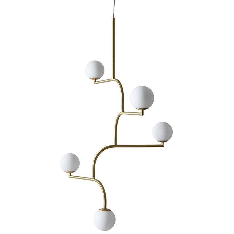 Zelireth Kronleuchter aus Messing und Glas-Letslighting