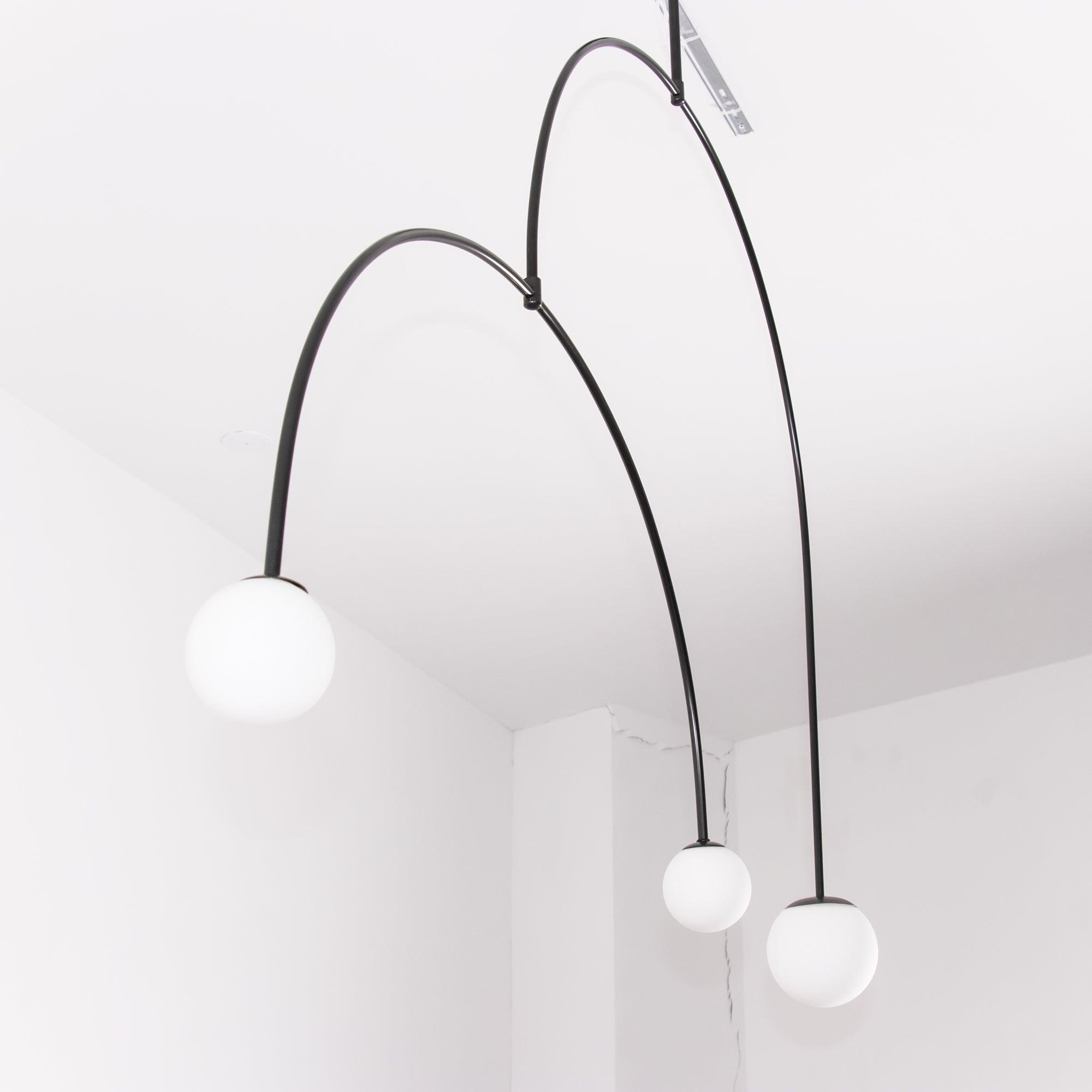 Lustra Kronleuchter Mobile Schwarz Minimalistisch-Letslighting