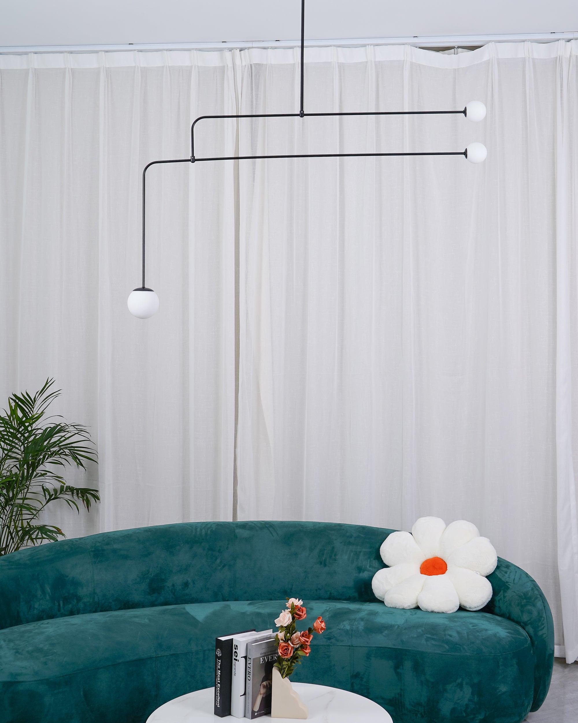 Lustra Kronleuchter Mobile Schwarz Minimalistisch-Letslighting