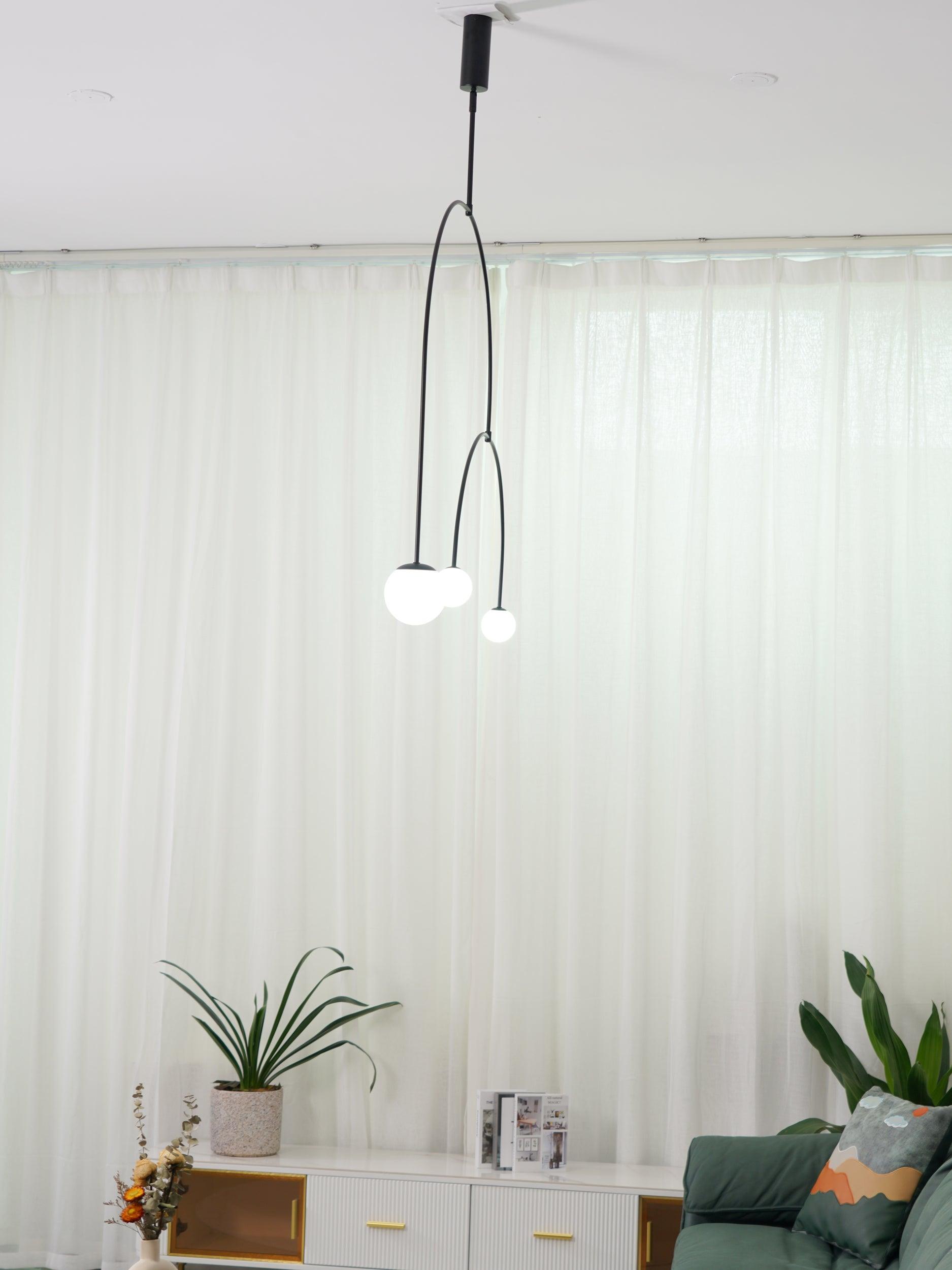 Lustra Kronleuchter Mobile Schwarz Minimalistisch-Letslighting