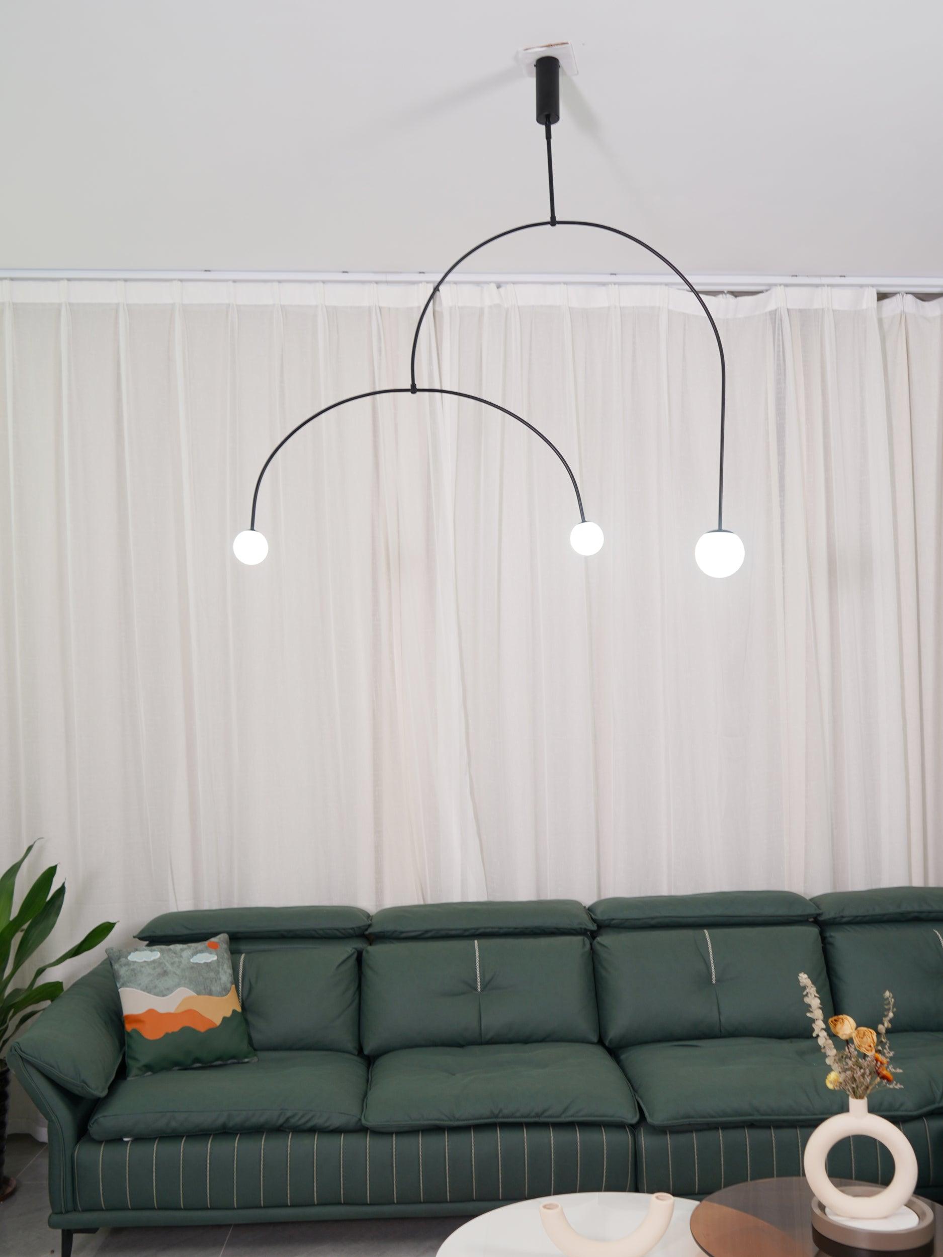 Lustra Kronleuchter Mobile Schwarz Minimalistisch-Letslighting