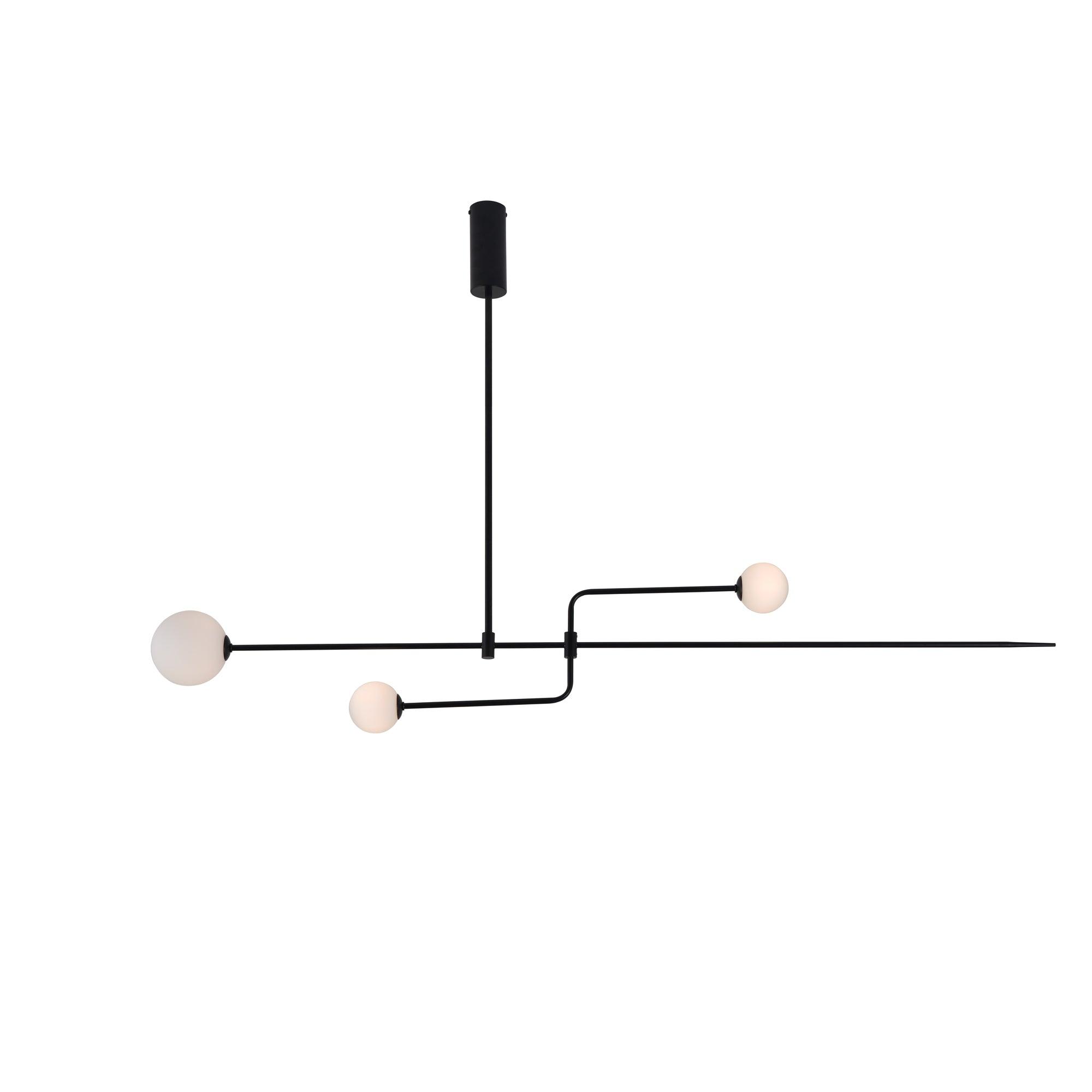 Lustra Kronleuchter Mobile Schwarz Minimalistisch-Letslighting