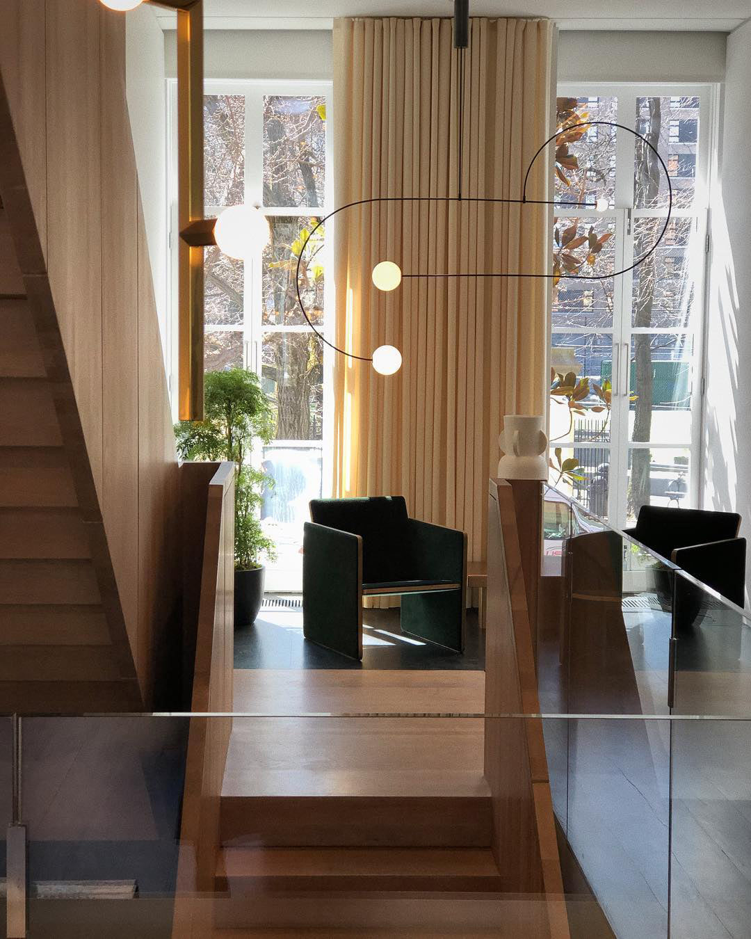 Lustra Kronleuchter Mobile Schwarz Minimalistisch-Letslighting