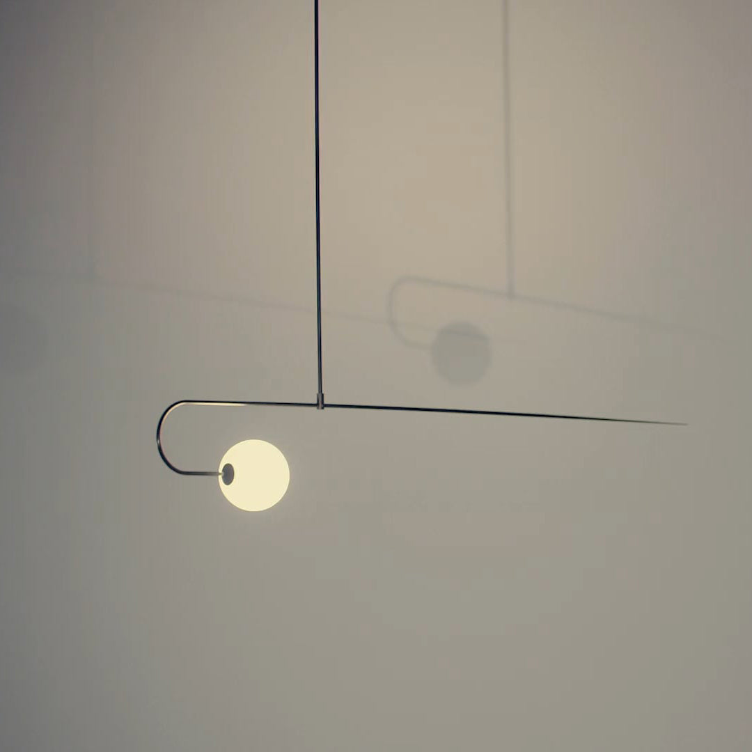 Lustra Kronleuchter Mobile Schwarz Minimalistisch-Letslighting