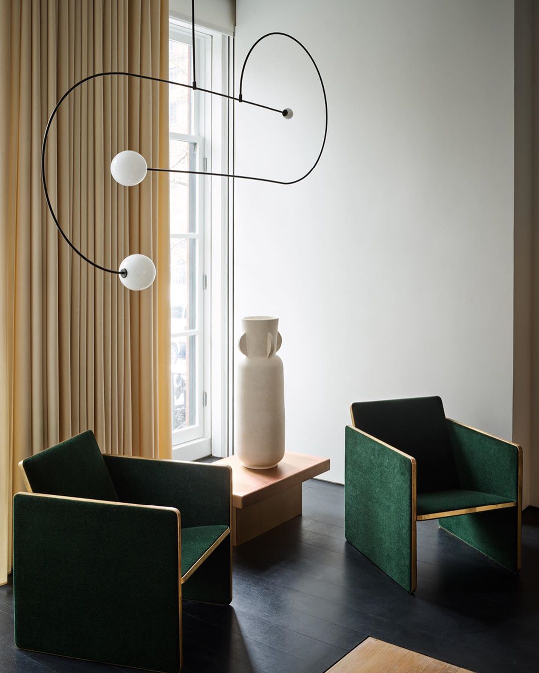 Lustra Kronleuchter Mobile Schwarz Minimalistisch-Letslighting