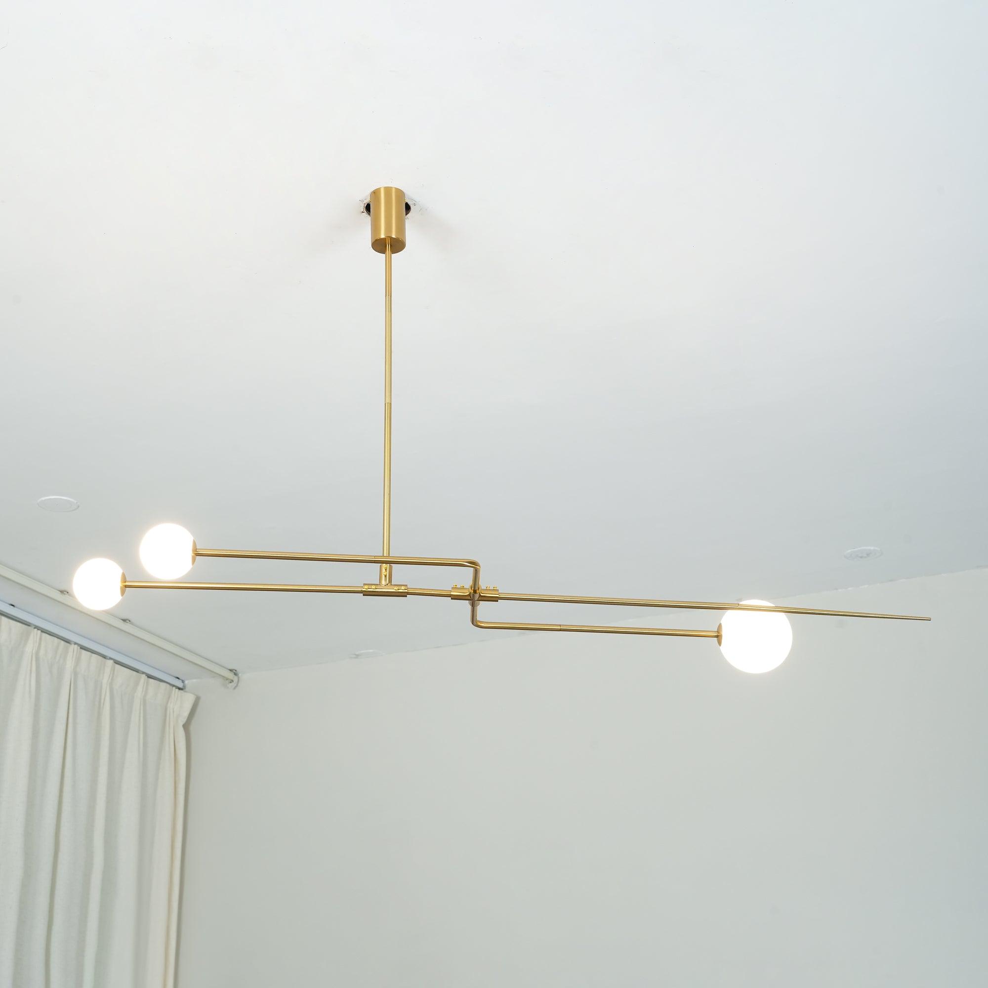 Lustra Kronleuchter Mobile Schwarz Minimalistisch-Letslighting