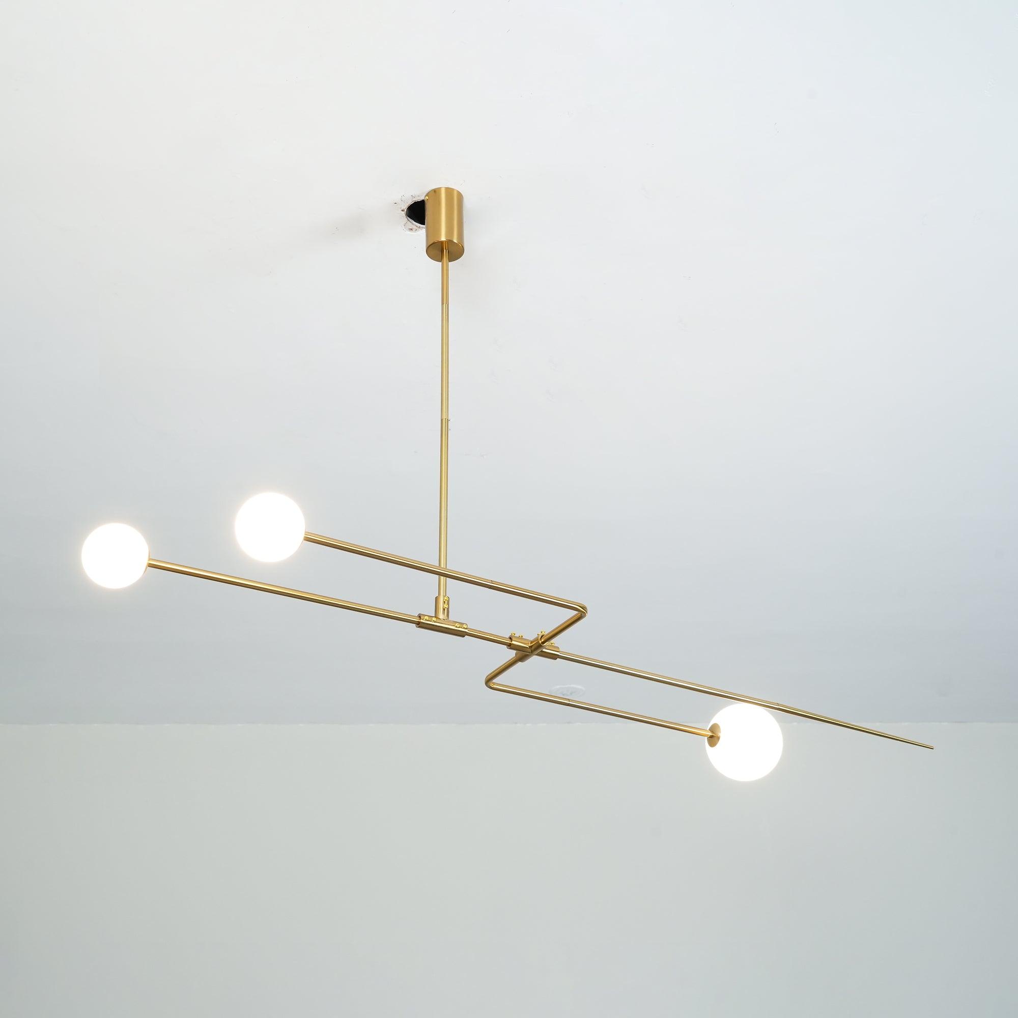 Lustra Kronleuchter Mobile Schwarz Minimalistisch-Letslighting