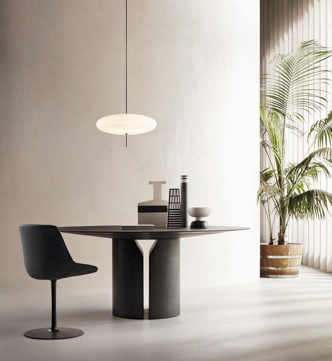 Lustra Pendelleuchte Lampe Verbunden Schwarz lackiert für Wohn Zimmer-Letslighting