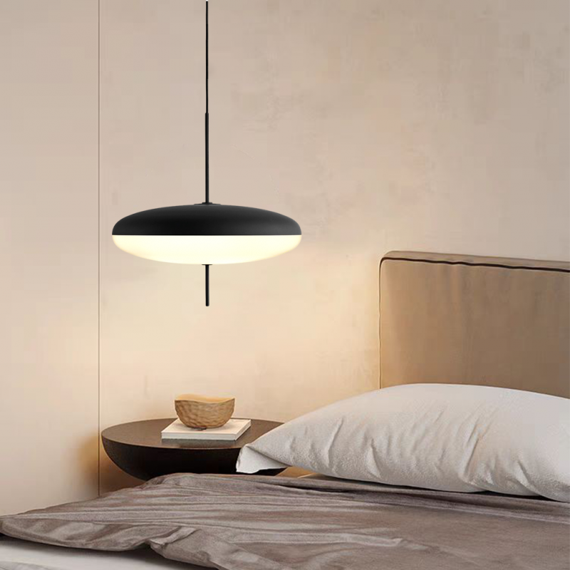 Lustra Pendelleuchte Lampe Verbunden Schwarz lackiert für Wohn Zimmer-Letslighting