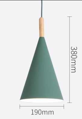 Arisha Modern LEDPendelleuchte Farbig Schlaf/Wohnzimmer Holz