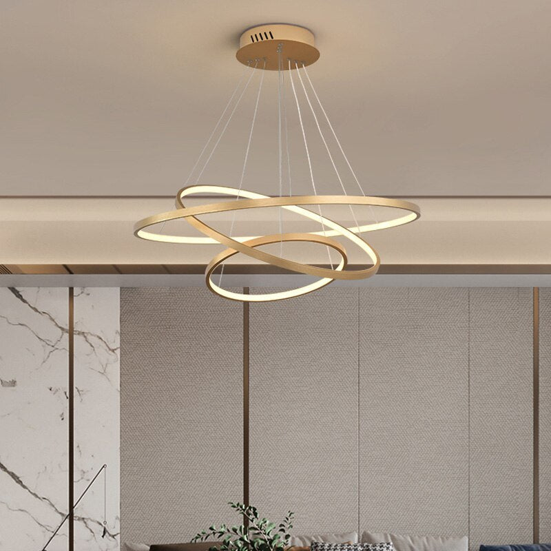 Arisha Modern LED Pendelleuchte Metall Silikon Schlafzimmer Wohnmzimmer