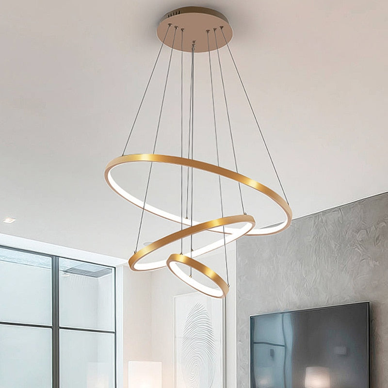 Arisha Modern LED Pendelleuchte Metall Silikon Schlafzimmer Wohnmzimmer