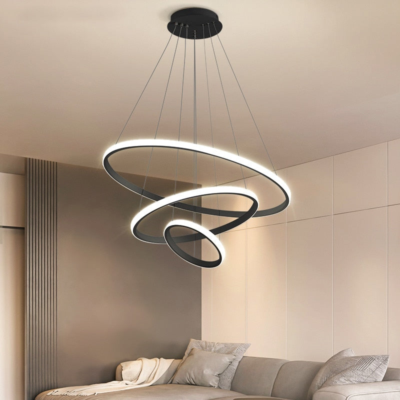 Arisha Pendelleuchte Modern Ring LED  Ess/Schlaf/Wohnzimmer