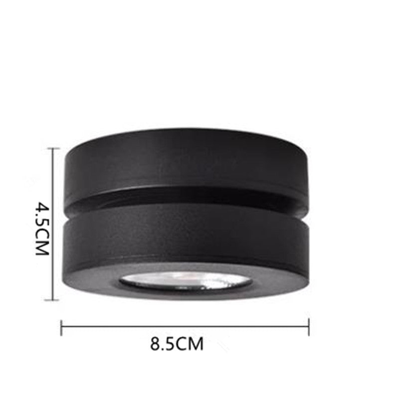 Modern Deckenbeleuchtung rund, Arisha Flush Mount, Weiß/Schwarz, Küche