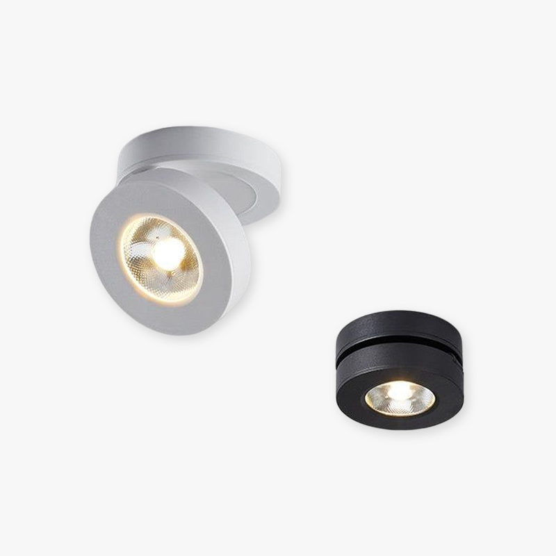 Modern Deckenbeleuchtung rund, Arisha Flush Mount, Weiß/Schwarz, Küche