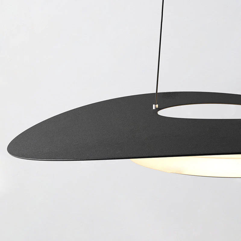 Arisha Mordern LED Pendelleuchte Schwarz Weiß Acryl Wohnzimmer