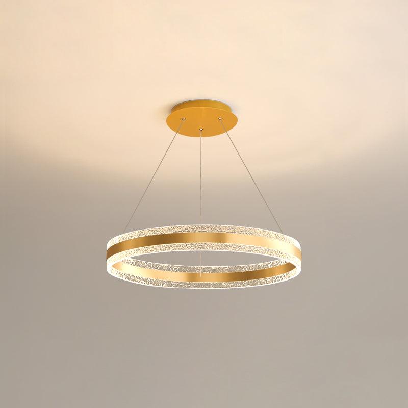 Lustra Pendelleuchte Modern LED Kreisringe-Letslighting