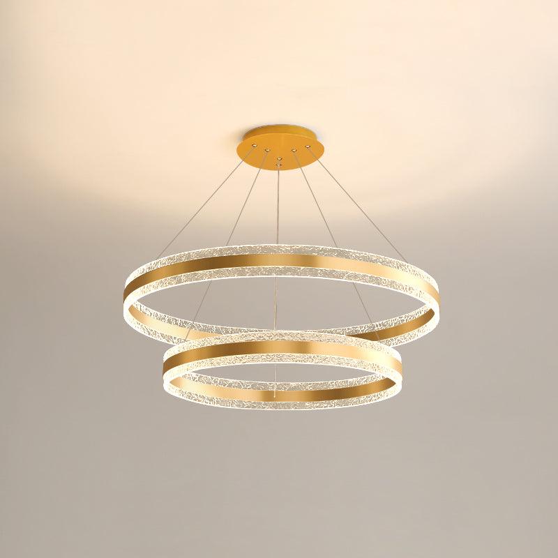 Lustra Pendelleuchte Modern LED Kreisringe-Letslighting