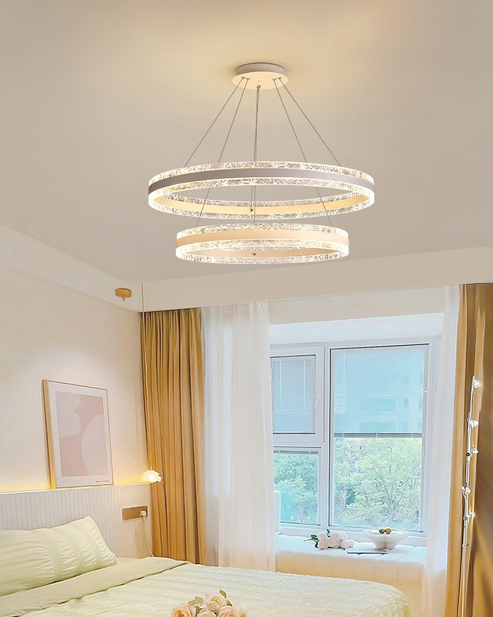 Lustra Pendelleuchte Modern LED Kreisringe-Letslighting