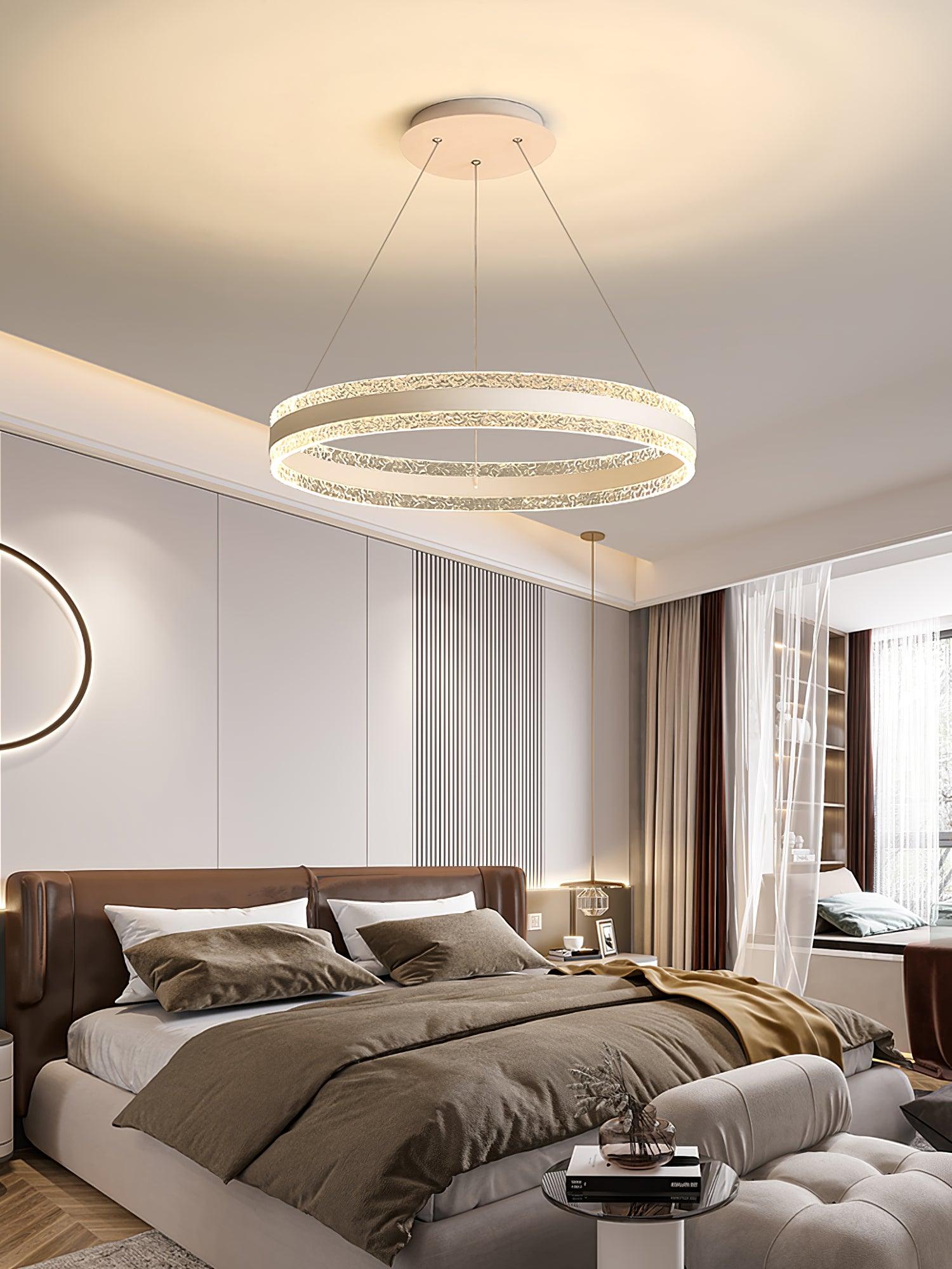 Lustra Pendelleuchte Modern LED Kreisringe-Letslighting