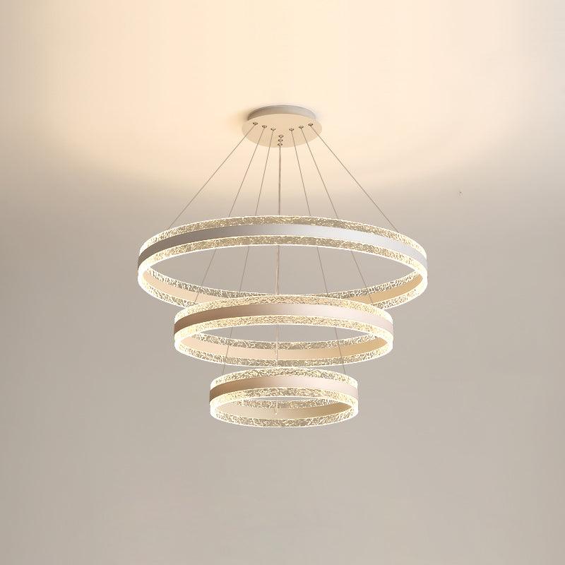 Lustra Pendelleuchte Modern LED Kreisringe-Letslighting
