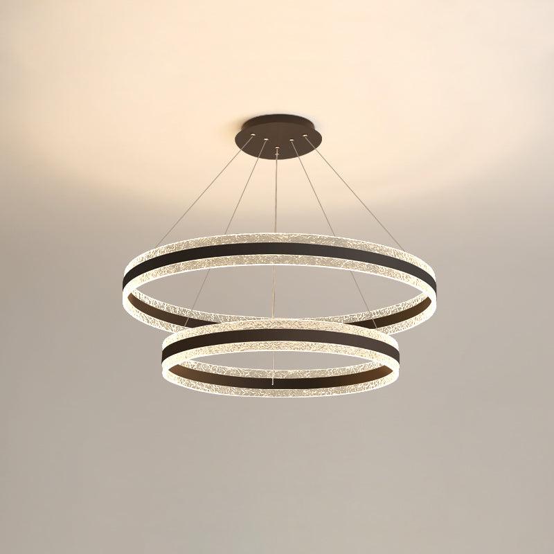 Lustra Pendelleuchte Modern LED Kreisringe-Letslighting