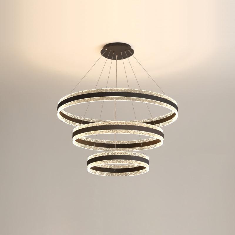 Lustra Pendelleuchte Modern LED Kreisringe-Letslighting