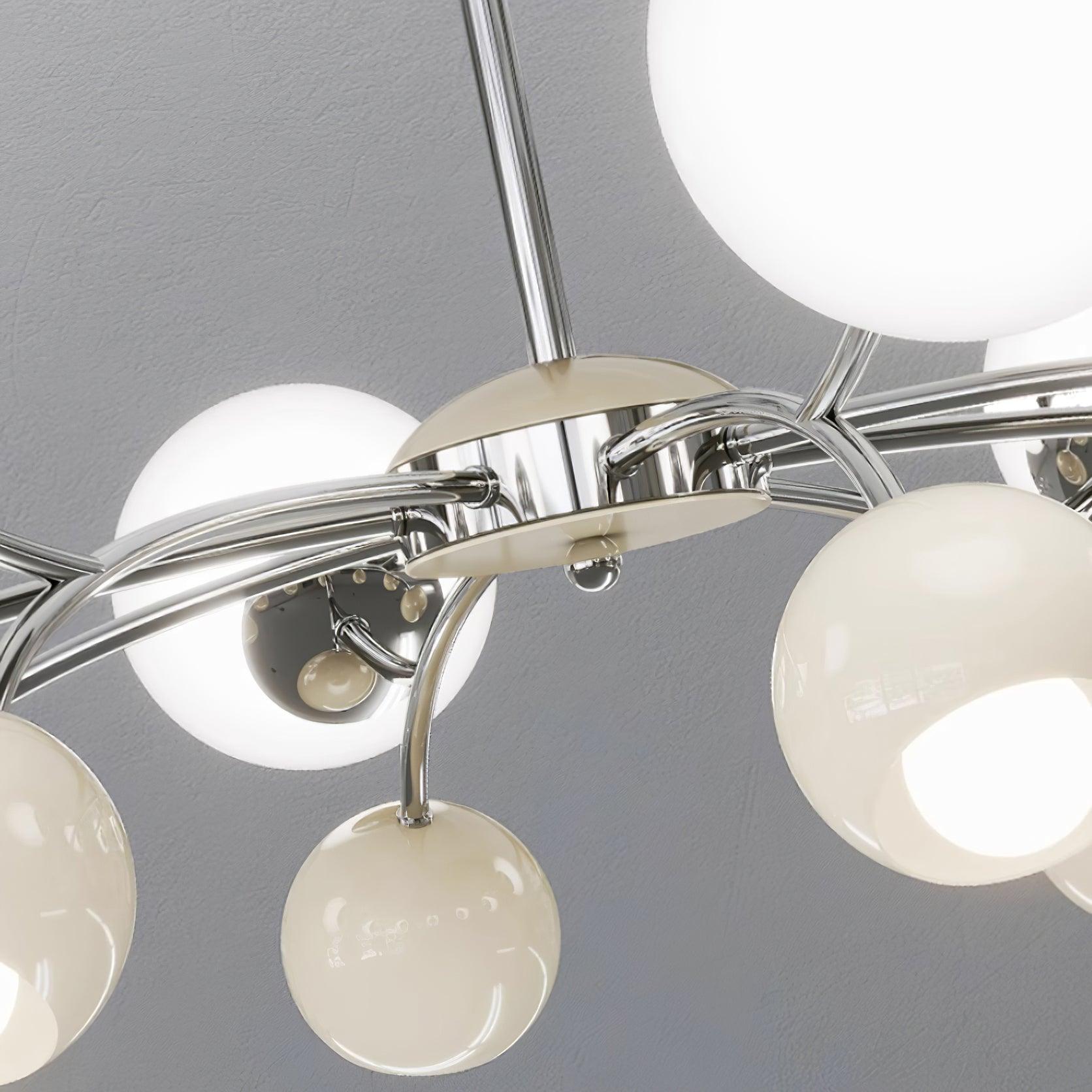 Kronleuchter Glas Metall Kuppel Blütenblatt Schirme Minimalistisch-Letslighting
