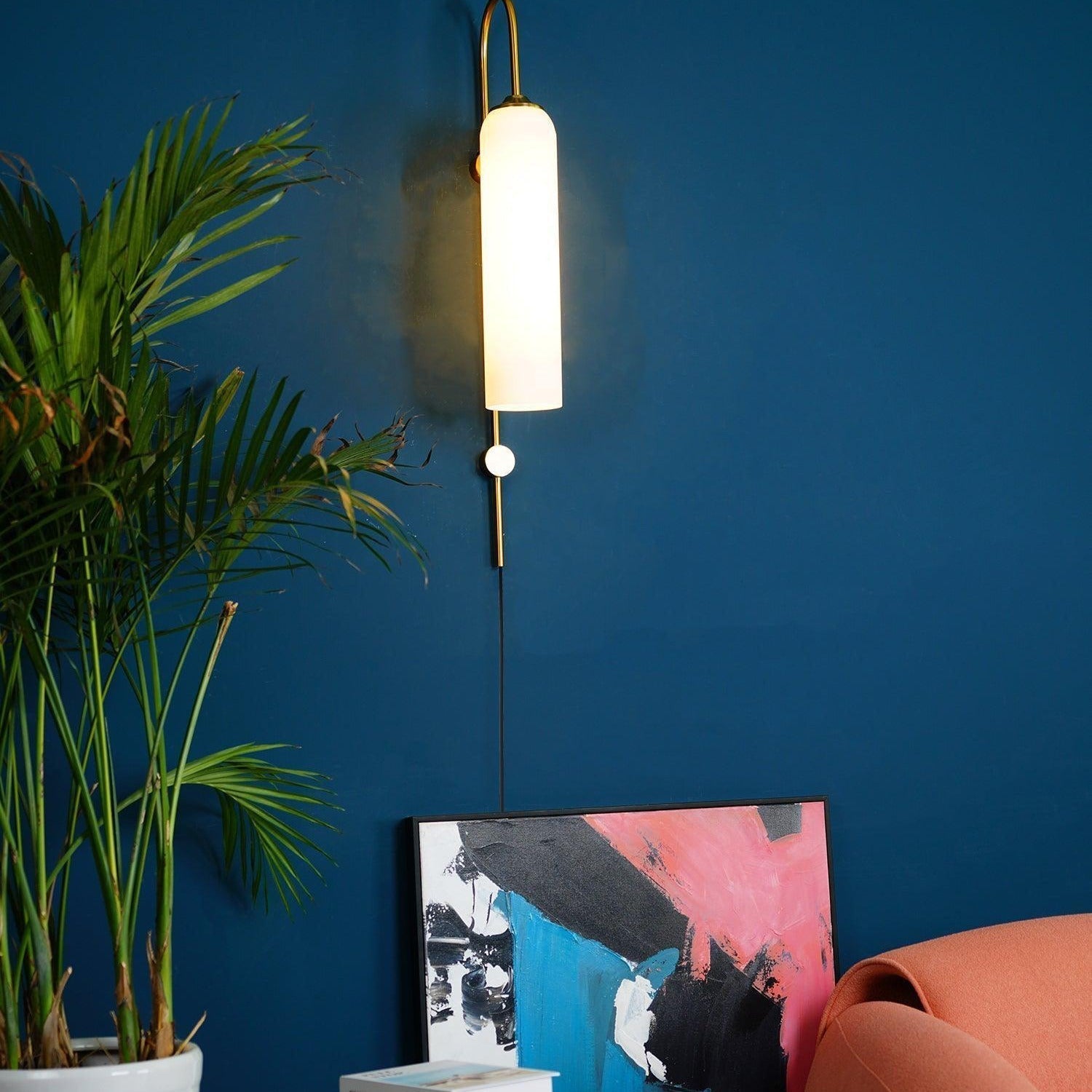 Talor Moderne Glas-Wandleuchte