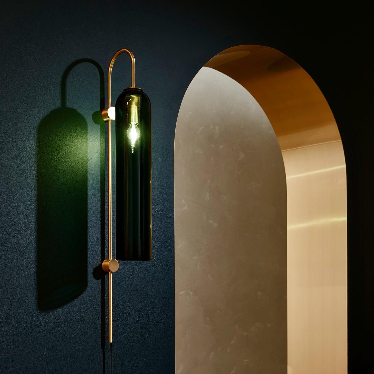 Talor Moderne Glas-Wandleuchte