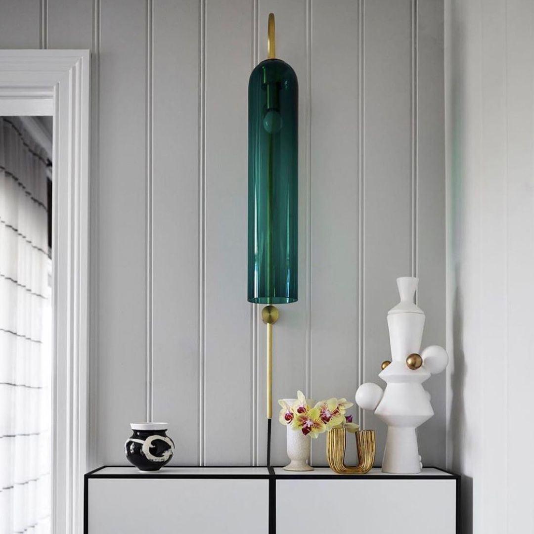 Talor Moderne Glas-Wandleuchte