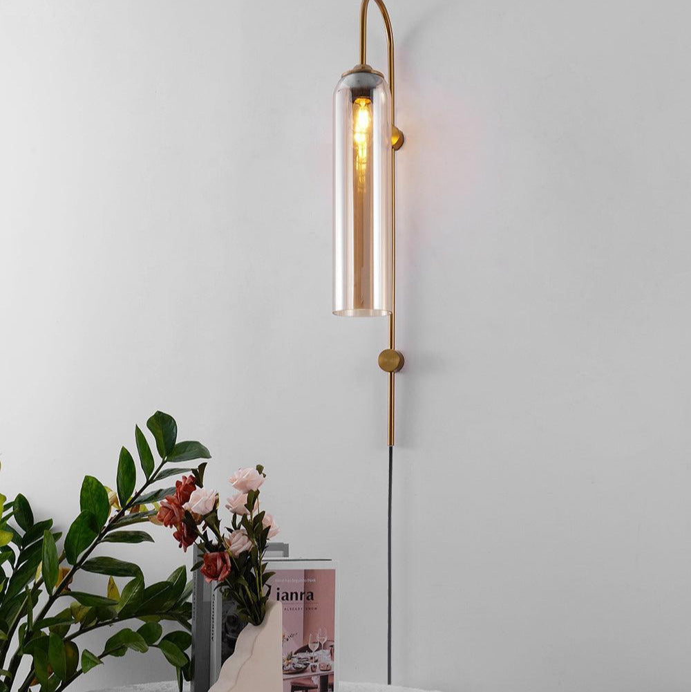 Talor Moderne Glas-Wandleuchte