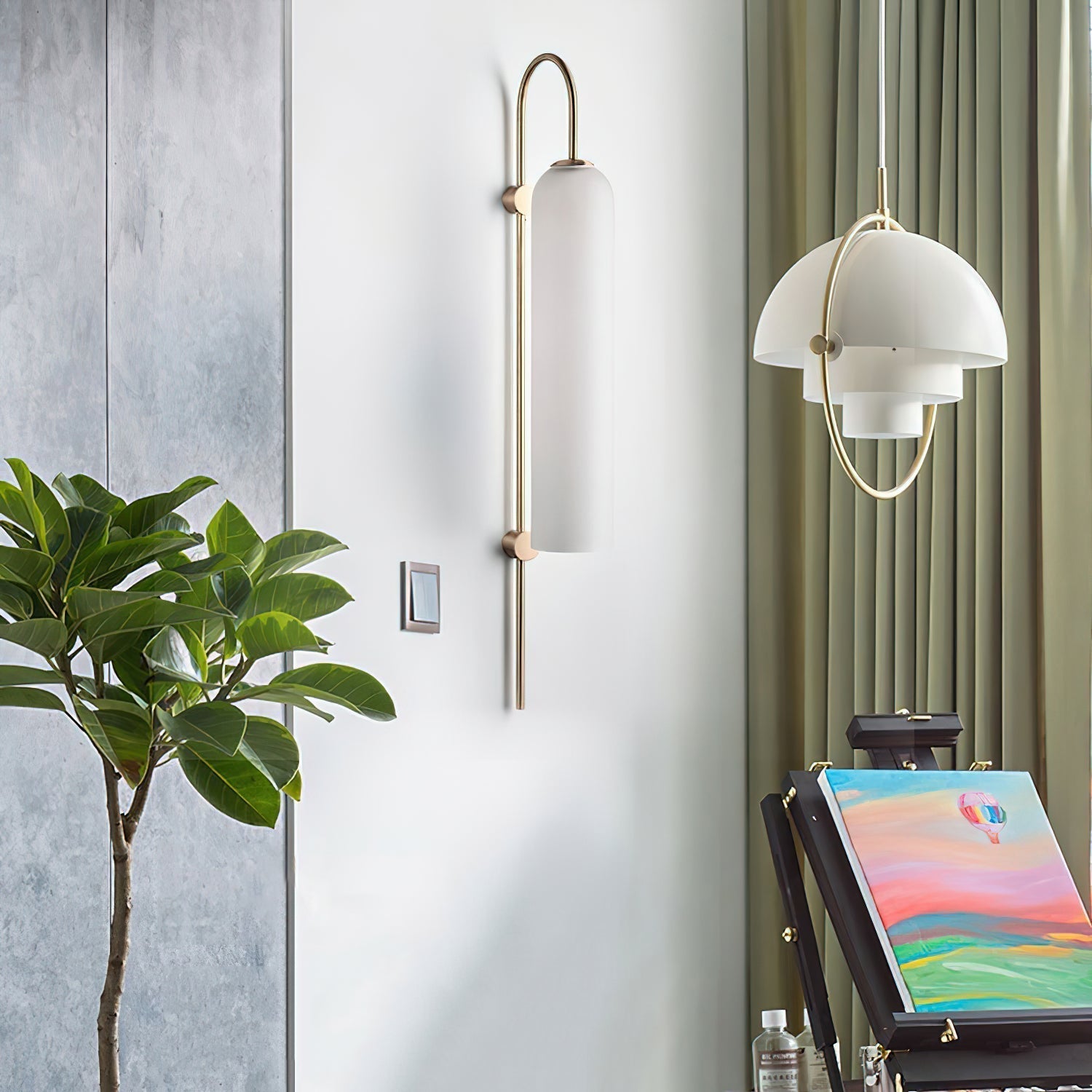 Anoriel Wandleuchte Glas Modern Minimalistisch-Letslighting