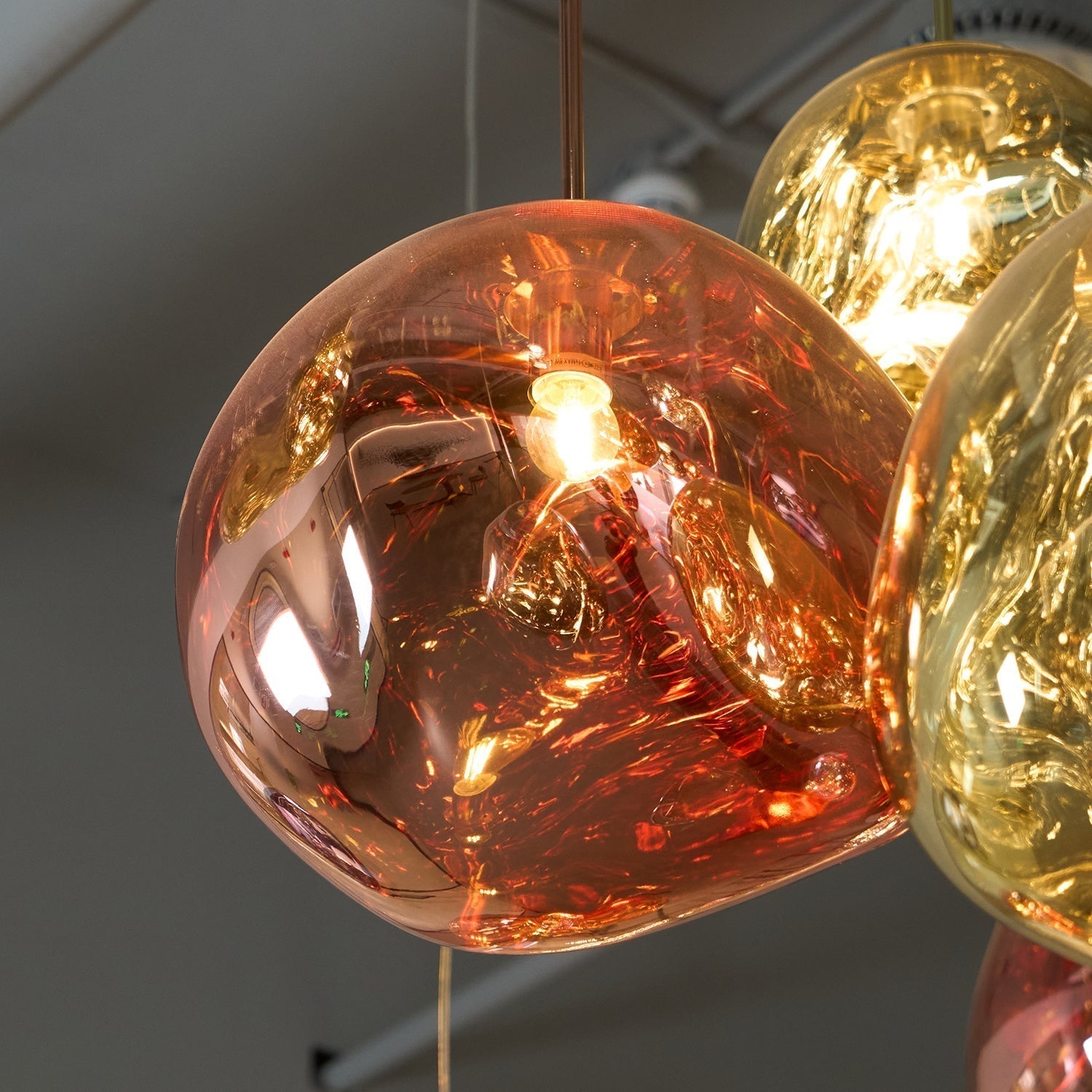 Solara Pendant Lamp Blown Glass Irregular Cluster Sculptural - Letslighting